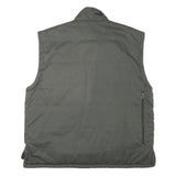 ESSE EMME Mens Grey & Dark Green Zip Jacket L Polyester Blend Pockets Casual