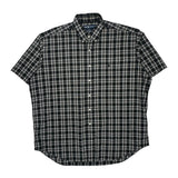 Blake Ralph Lauren Checked Short Sleeve Shirt - XL Black Cotton