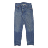 LEVI'S 501CT Womens Jeans Blue Regular Straight Denim Medium W28 L27 Classic Fit