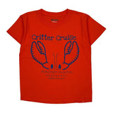 Age 8 Gildan Graphic T-Shirt - Small Red Cotton Blend