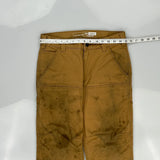 Carhartt Double Knee Carpenter Trousers - 30W 30L Brown Cotton
