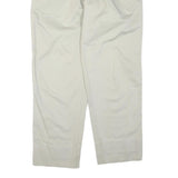 THE BEST Mens Cotton Blend Beige Regular Straight Trousers W34 L30 Casual
