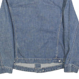 LEVI'S Mens Blue Denim Jacket L Cotton Button Closure Classic Casual