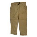 Carhartt Carpenter Trousers - 36W 30L Beige Cotton