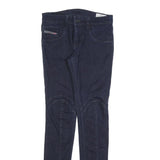 DIESEL Womens Slim Blue Jeans Denim W28 L32 Zip Pocket Detail