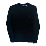 Polo By Ralph Lauren Sweater - Small Black Cotton