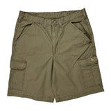 Wrangler Cargo Shorts - 32W 8L Khaki Cotton