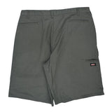 Dickies Shorts - 34W 11L Grey Cotton Blend