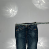 True Religion Skinny Jeans - 30W UK 8 Blue Cotton
