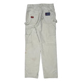 Dickies Carpenter Pants - 32W 30L White Cotton