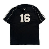 Sasa Adidas Football Shirt - Medium White Polyester