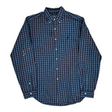Ralph Lauren Checked Shirt - Large Blue Cotton