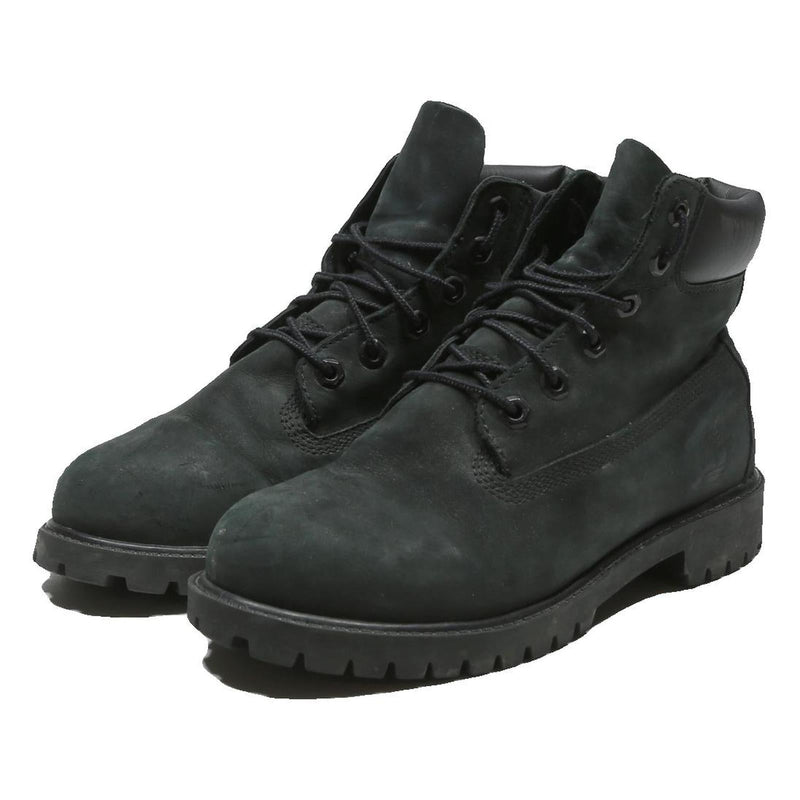 TIMBERLAND Mens Black Leather Ankle Boots UK 5.5 Durable Outdoor Workwear