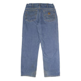 CARHARTT Mens Jeans Blue Regular Straight Denim Medium W33 L30 Workwear