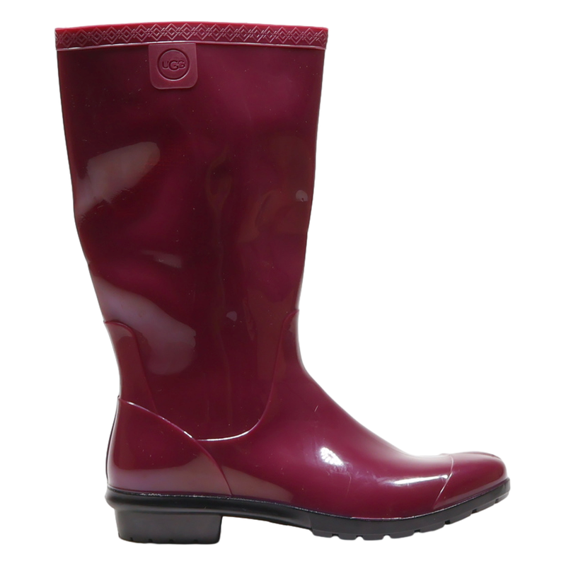 UGG Wellie Boots Pink Synthetic Womens UK 5