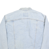 LEVI'S Mens Blue Denim Jacket XL Button Closure Classic Casual Regular Fit Long