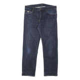 BOSS Mens Jeans Blue Regular Straight Denim Medium W32 L27 Stylish Classic Zip