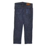 BOSS Mens Jeans Blue Regular Straight Denim Medium W32 L27 Stylish Classic Zip