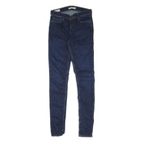 LEVI'S 710 Womens Jeans Blue Slim Skinny Denim Medium W27 L33 Stylish Stretch