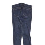 J BRAND Womens Slim Blue Denim Jeans W28 L30 Classic Cotton Blend Zip