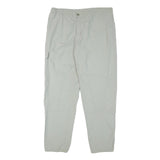 ALLSPORT Mens Relaxed Beige Trousers W36 L30 Zip Closure Casual Comfort