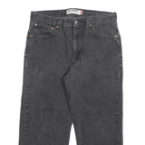 LEVI'S Womens 550 Straight Black Relaxed Straight Denim Medium W34 L24 Relaxed