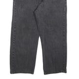 LEVI'S Womens 550 Straight Black Relaxed Straight Denim Medium W34 L24 Relaxed