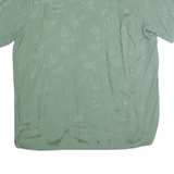 MOLOKAI SURF VINTAGE Mens Green Rayon Shirt XL Tropical Leaf Print Relaxed Fit