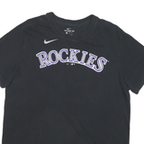 NIKE Mens Black Rockies Graphic T-Shirt M Short Sleeve Crew Neck Sportswear