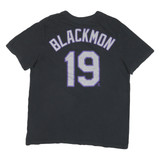 NIKE Mens Black Rockies Graphic T-Shirt M Short Sleeve Crew Neck Sportswear