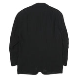 SCHILD Mens Black Classic Jacket XL Woven Button Closure Tailored Formal Blazer