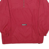 DANSKIN Mens Red Jacket M Polyester Plain Pullover Sportswear Lightweight