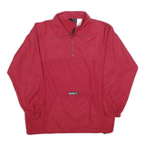 DANSKIN Mens Red Jacket M Polyester Plain Pullover Sportswear Lightweight