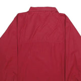 DANSKIN Mens Red Jacket M Polyester Plain Pullover Sportswear Lightweight