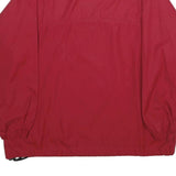 DANSKIN Mens Red Jacket M Polyester Plain Pullover Sportswear Lightweight