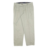 MCGREGOR Mens Cotton Blend Beige Regular Fit Straight Leg Trousers W34 L30