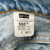 Levis 550 Jeans - 27W US 4 Light Wash Cotton
