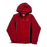 Reebok Windbreaker - Large Black Polyester