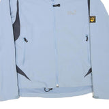 JACK WOLFSKIN Womens Blue & Grey Outdoor Jacket XL Polyester Blend Zip