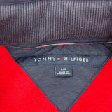 Tommy Hilfiger Track Jacket - Large Navy Cotton