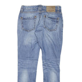 GUESS Womens Slim Blue Denim Jeans W28 L29 Stylish Cotton Blend Zip Closure
