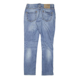 GUESS Womens Slim Blue Denim Jeans W28 L29 Stylish Cotton Blend Zip Closure