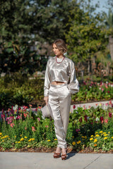 Sophie Beige Pants – Women’s Tailored Beige Trousers