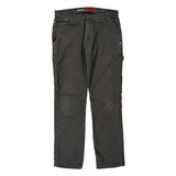 Dickies Double Knee Carpenter Trousers - 34W 31L Grey Cotton Blend