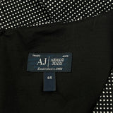 Armani Jeans Polka Dot Sheath Dress - Large Black & White Polyester