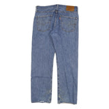 LEVI'S 501 BIG E Mens Blue Regular Straight Denim Dark W32 L28 Classic Cotton