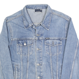 CITY JEANS Mens Blue Denim Jacket M Cotton Button Classic Casual Denim