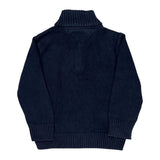 Age 4 Tommy Hilfiger 1/4 Zip - XS Navy Cotton