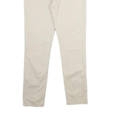 TOMMY HILFIGER Womens Cotton Blend Beige Slim Trousers W29 L29 Casual