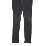 LEVI'S 524 Womens Jeans Black Slim Skinny Denim Medium W26 L30 Stretch Zip